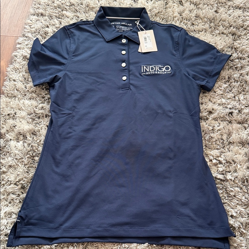 Peter Millar Navy Indigo Auto Group Women's Polo Shirt